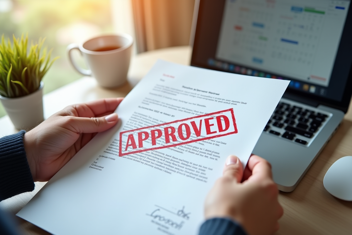 Mains tenant une lettre d